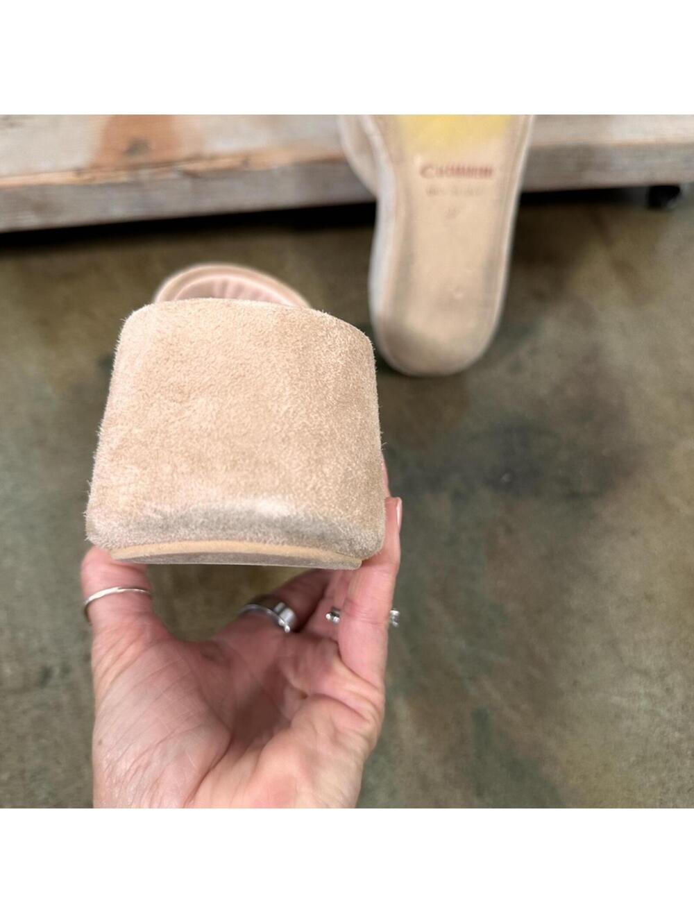 La Canadienne Kyrie Platform in Sand Size 37 - Picture 9 of 12